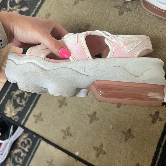 Nike Pink and White Platform Sandals - Picture 5 of 7